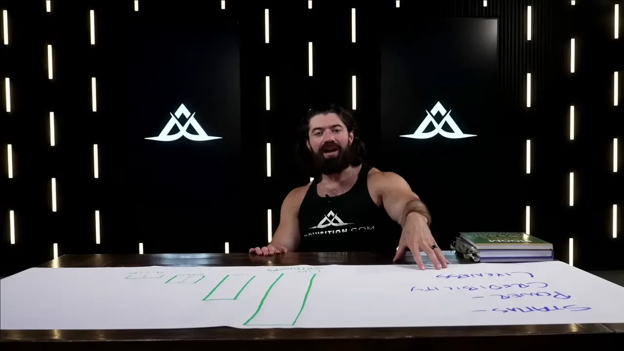 Alex on stage talking about consistency and Dave Ramsey example