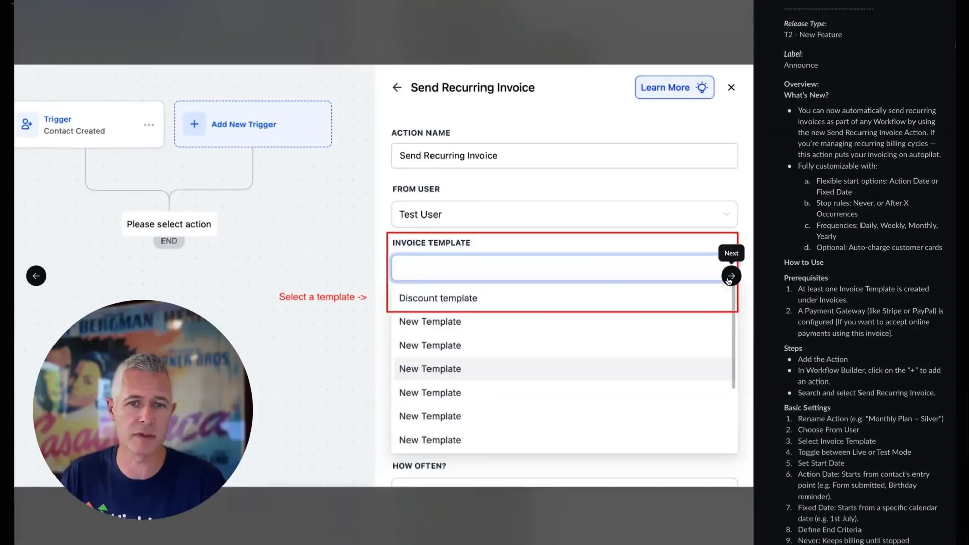 GFunnel’s drag-and-drop editor for marketing funnels