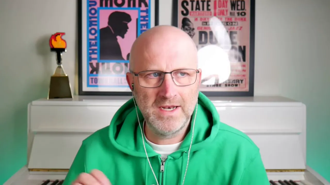 Presenter in a green hoodie speaking and gesturing while introducing Lead Connector and Flows AI integration, clear home office background.