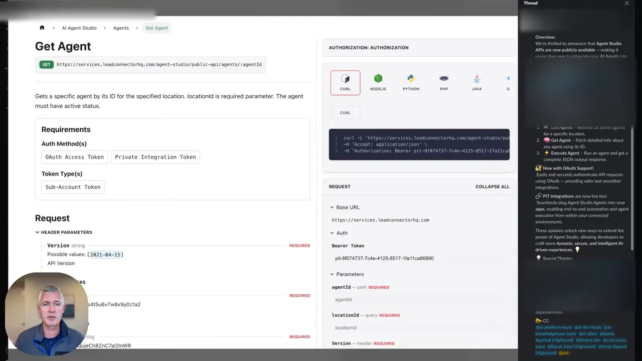 OAuth support and PIT integrations live in the platform