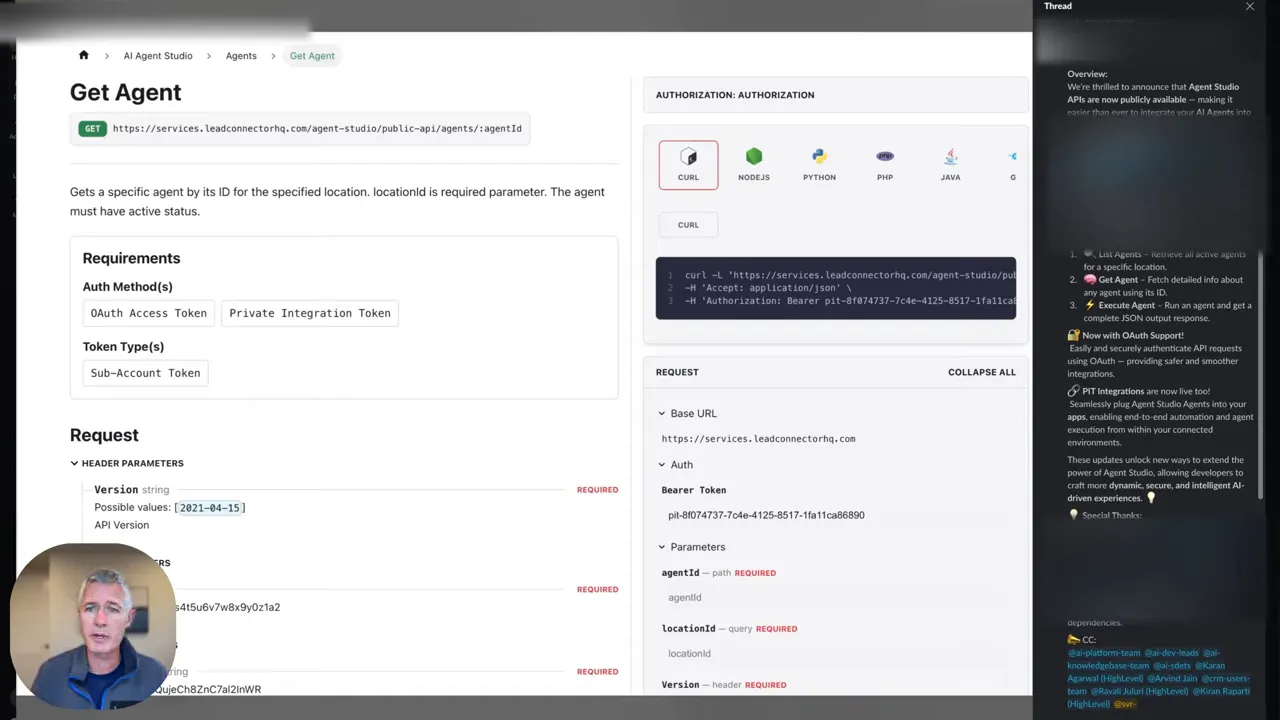 Platform performance and PIT integrations shown in the interface