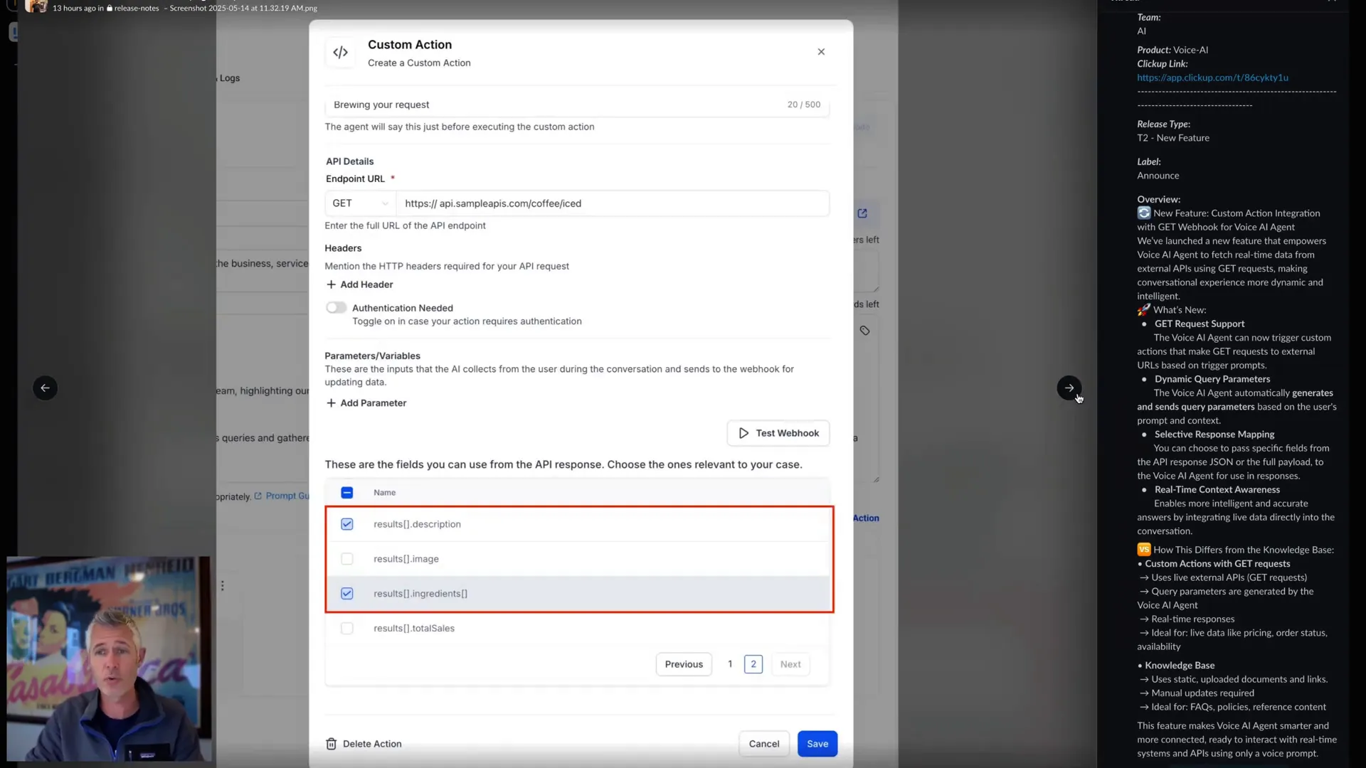 Voice AI agent utilizing real-time dynamic data to answer customer queries