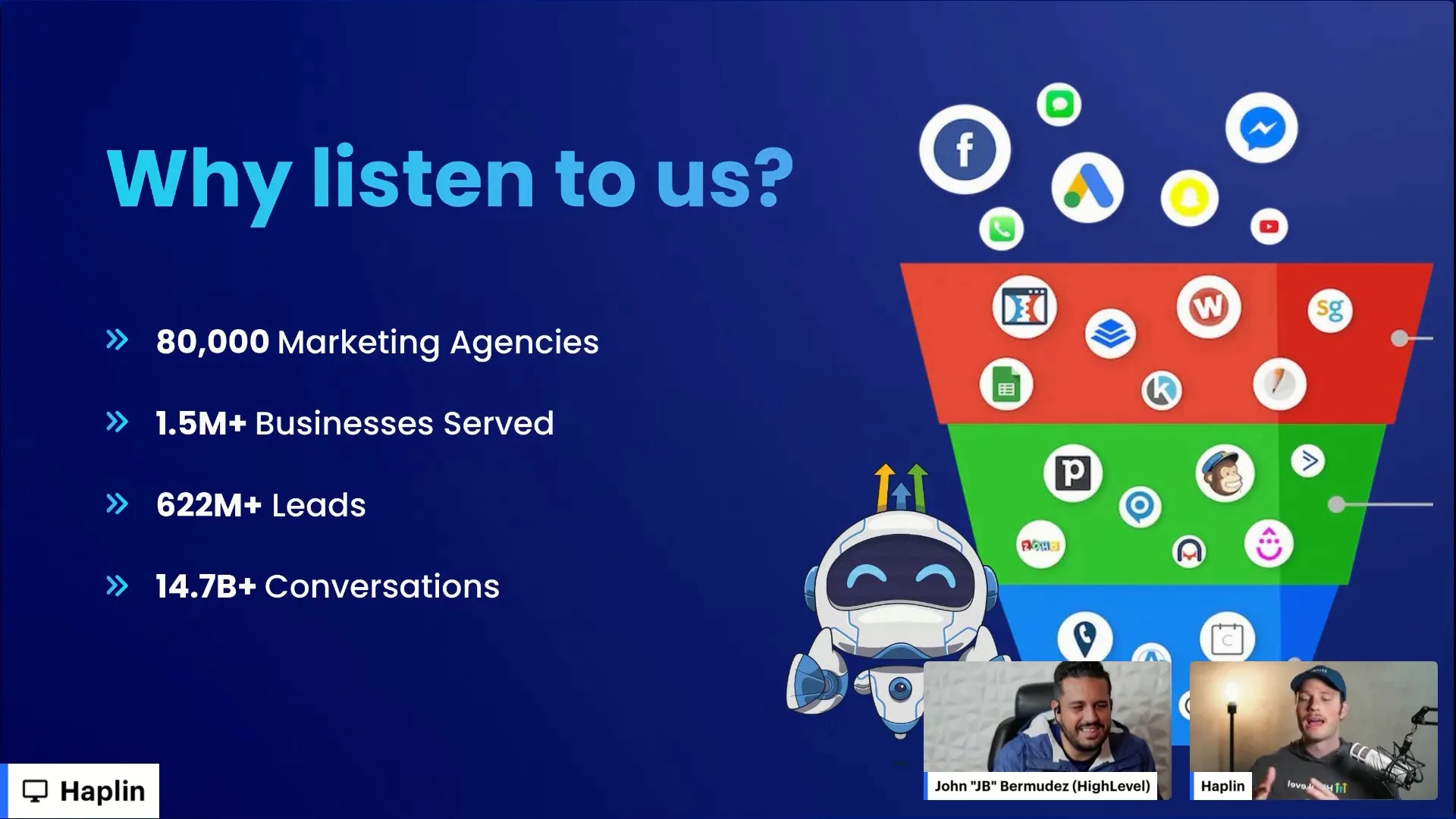GFunnel’s business networking platform showing community groups