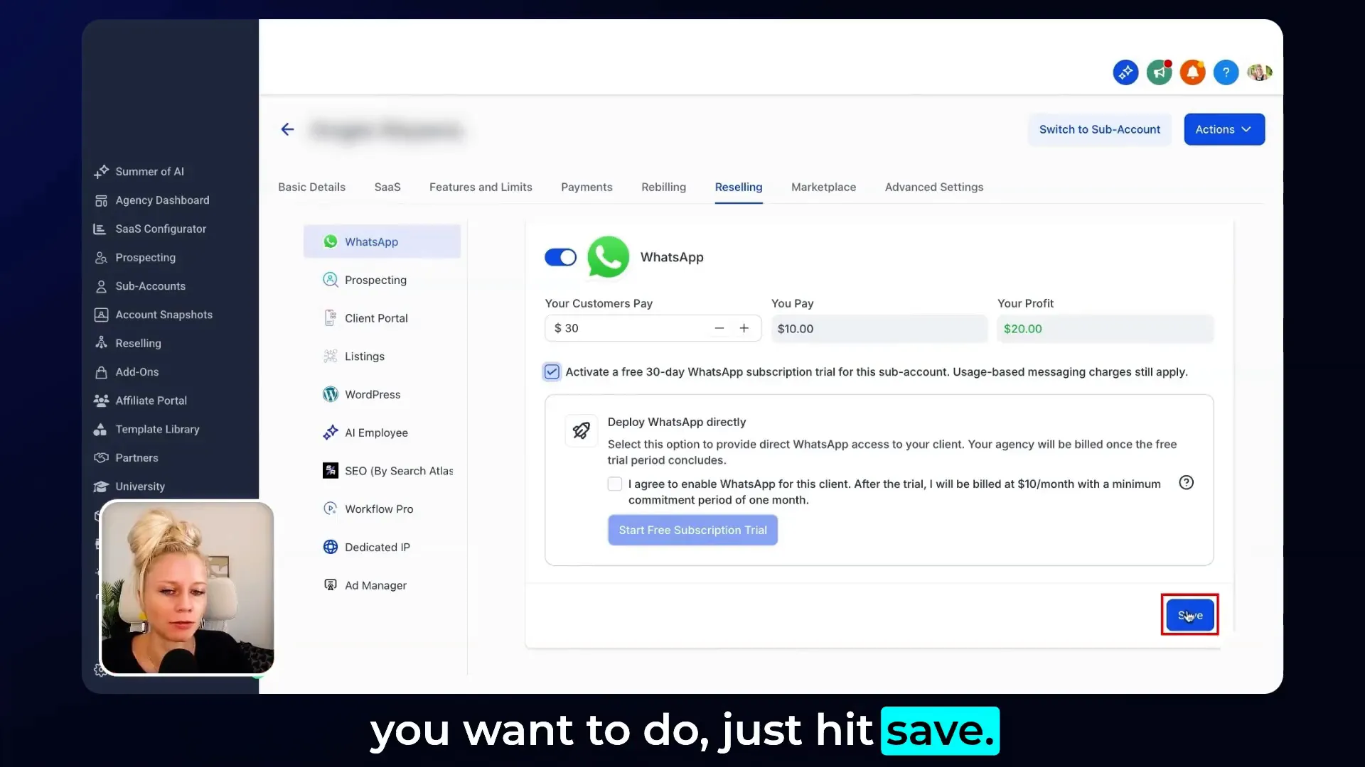 Restaurant owner managing orders and marketing with GFunnel