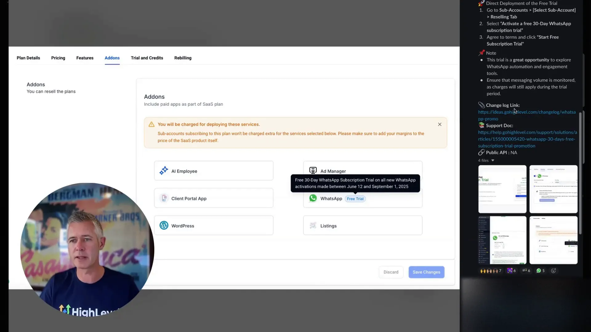GFunnel’s community dashboard for business networking