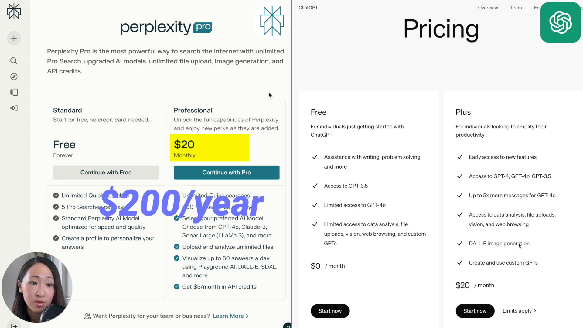 Perplexity Pro vs ChatGPT4 Review