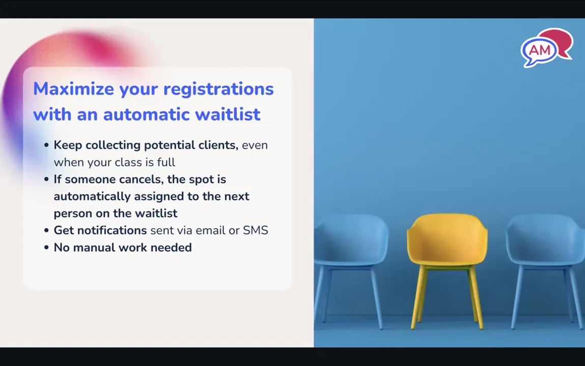 Wait list SMS notification example