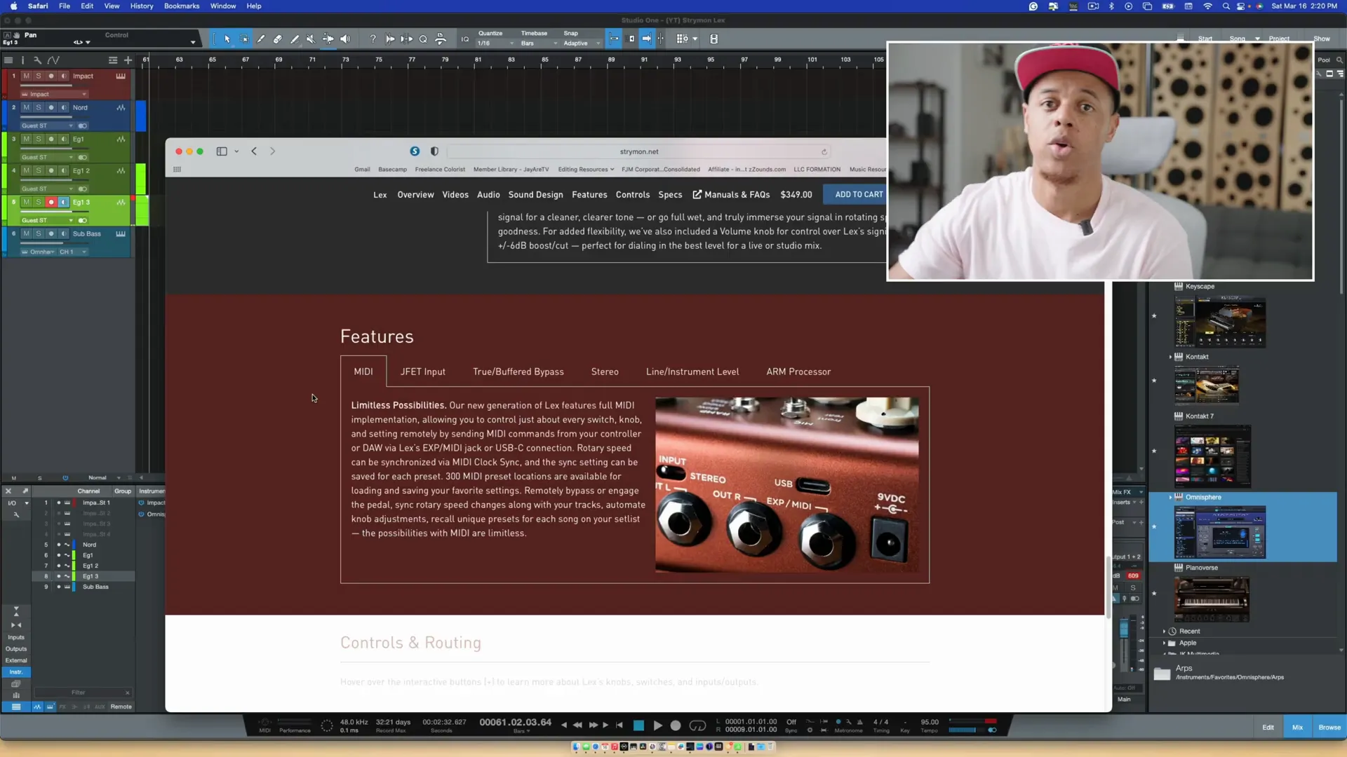 Overview of Strymon Lex features