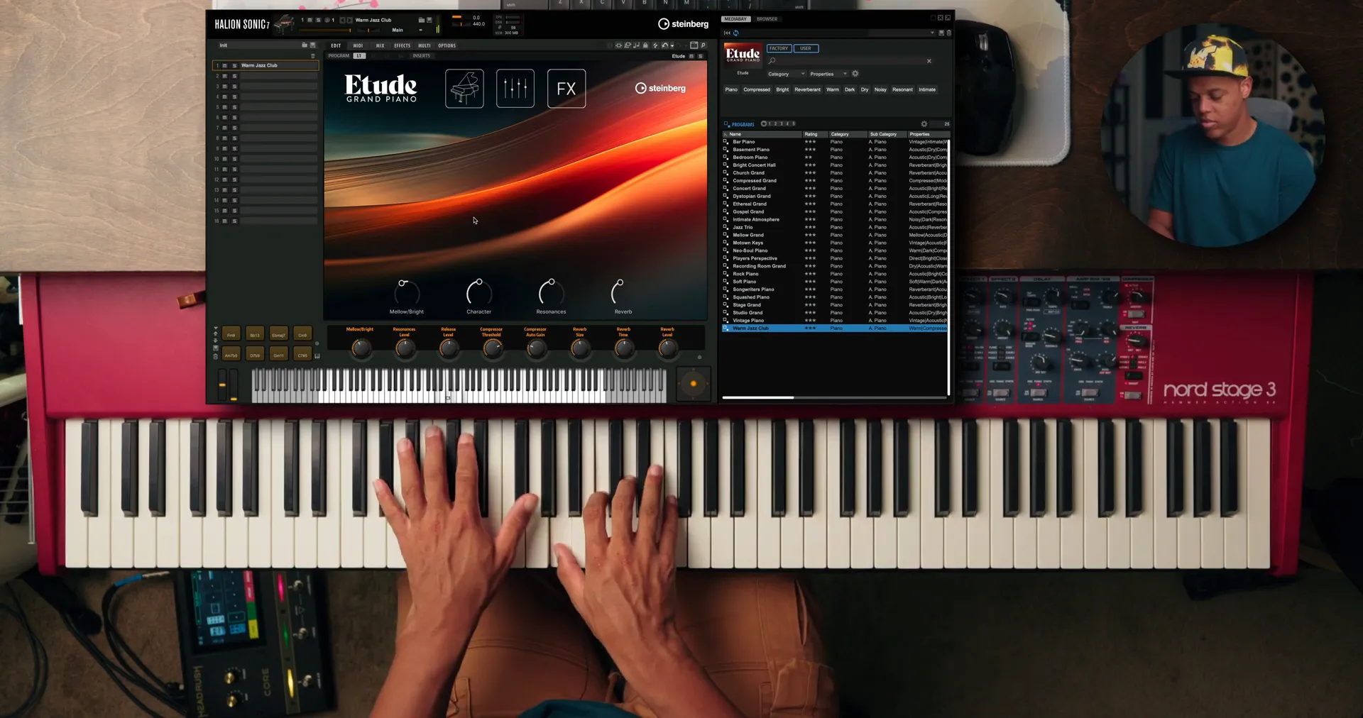 Playing the Steinberg A2 Grand Piano - mellow and warm tone