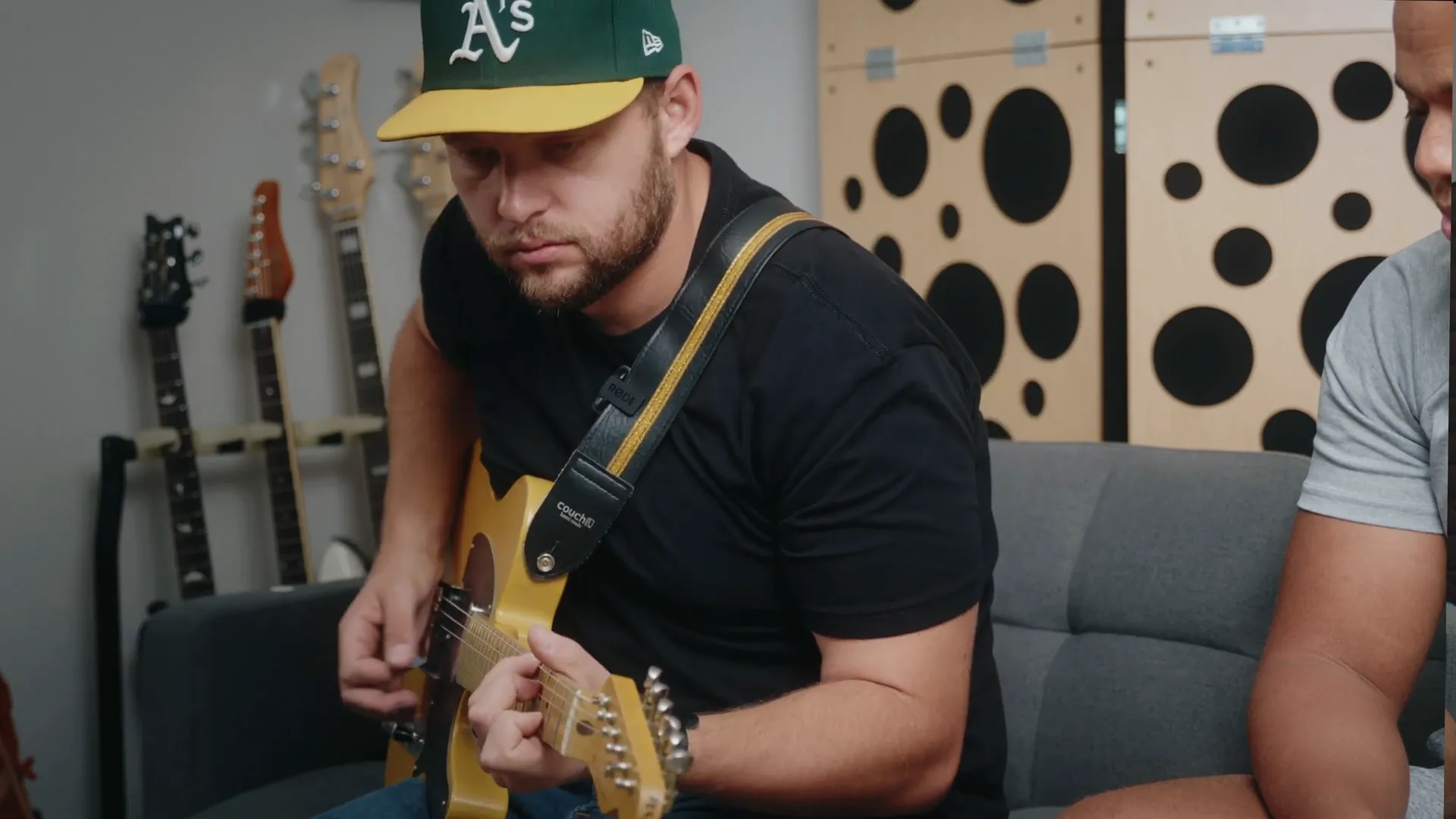 Landon playing exit tones