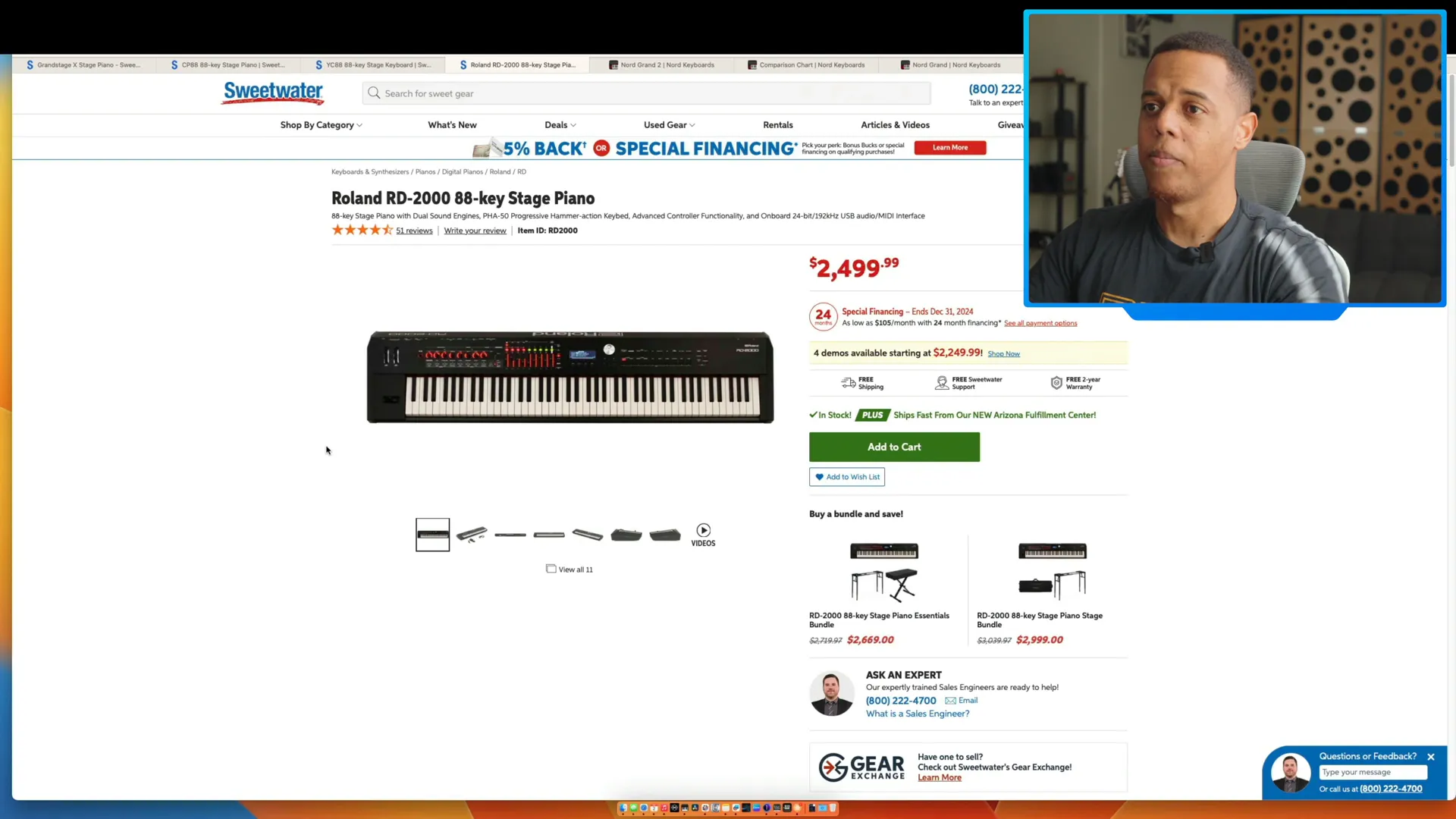 Competitor comparison for Nord Grand 2