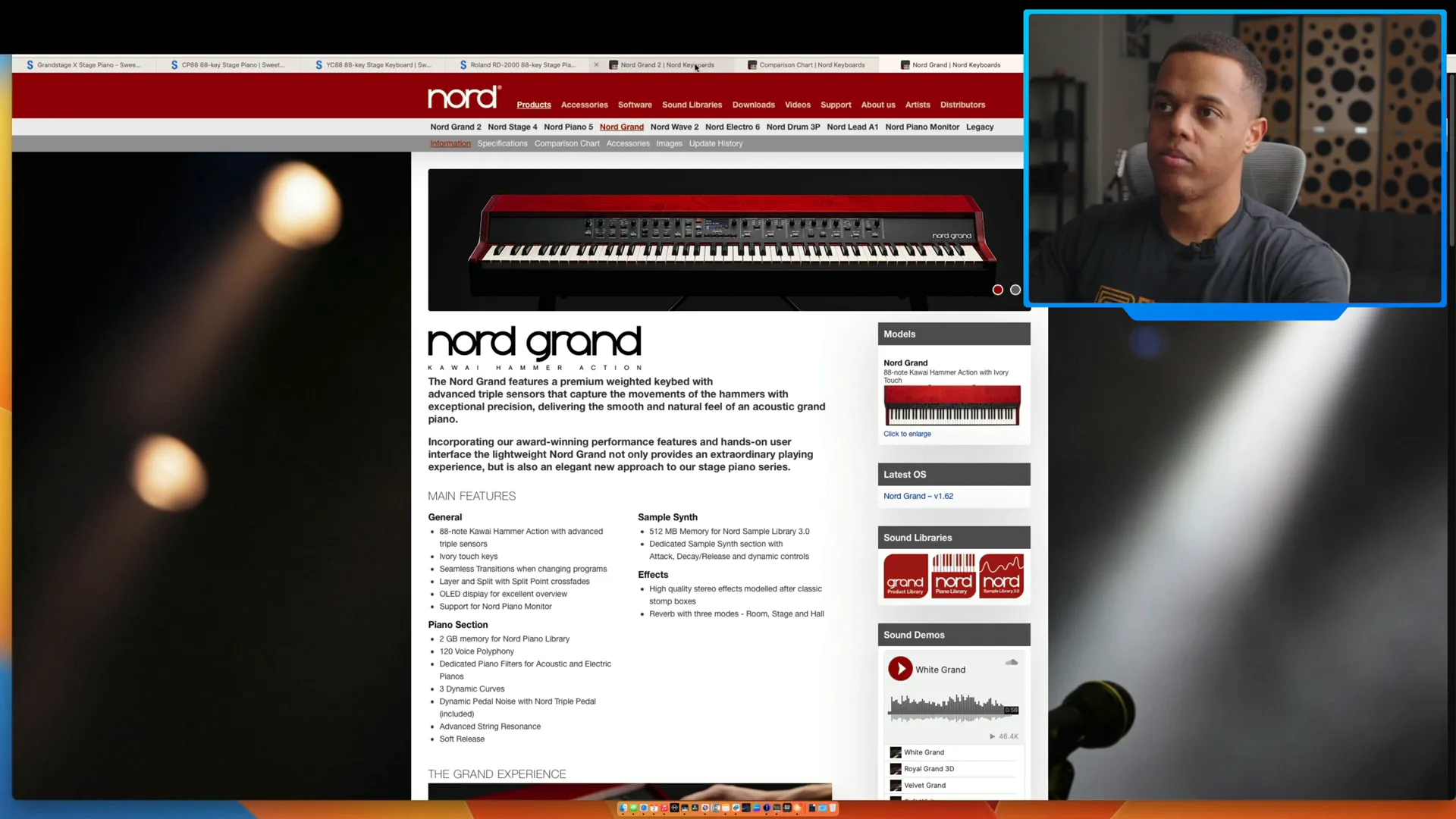 Nord Grand sound quality