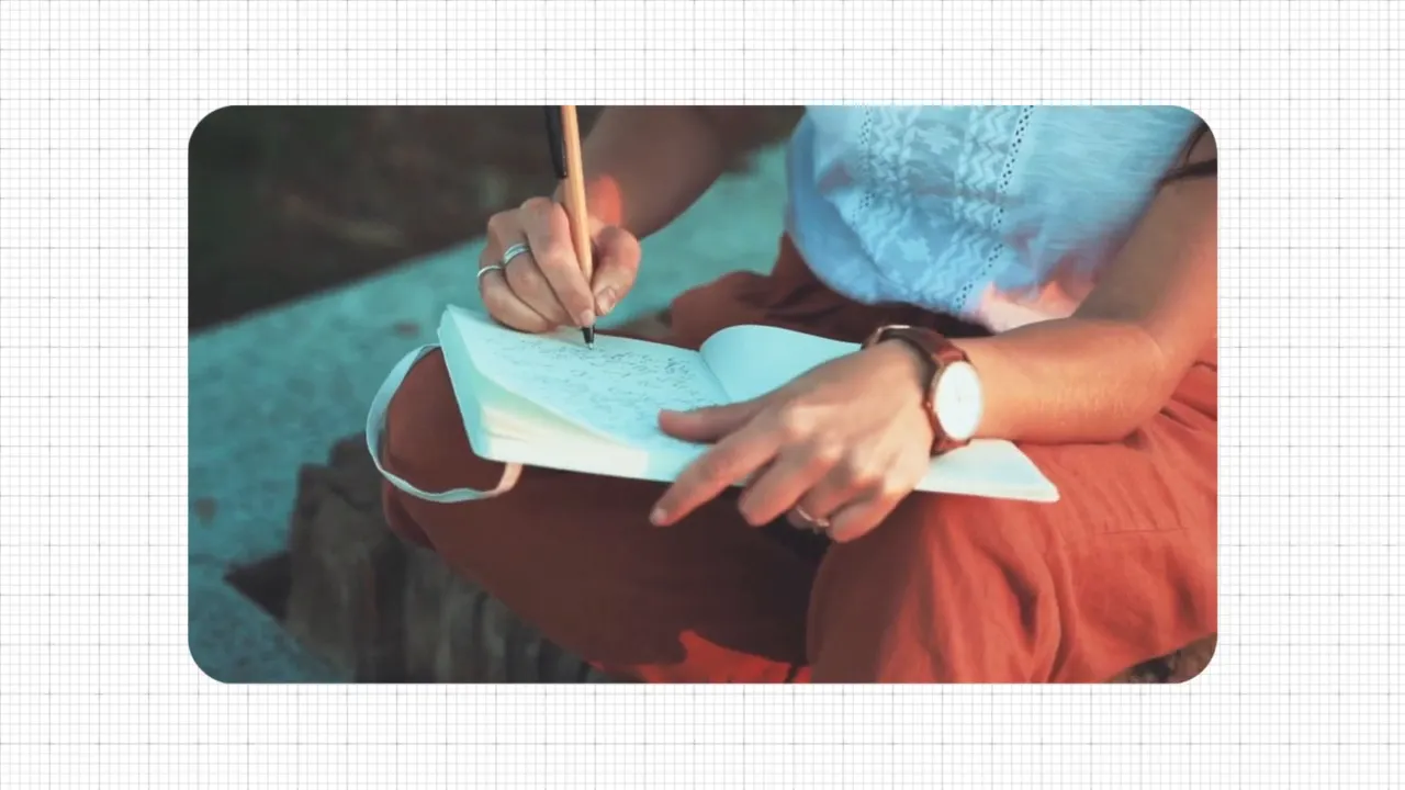 Screenshot showing the 'problem diary' concept on a whiteboard