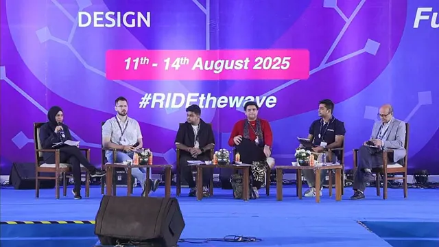 Panel introduction and audience at Day of Design 2025