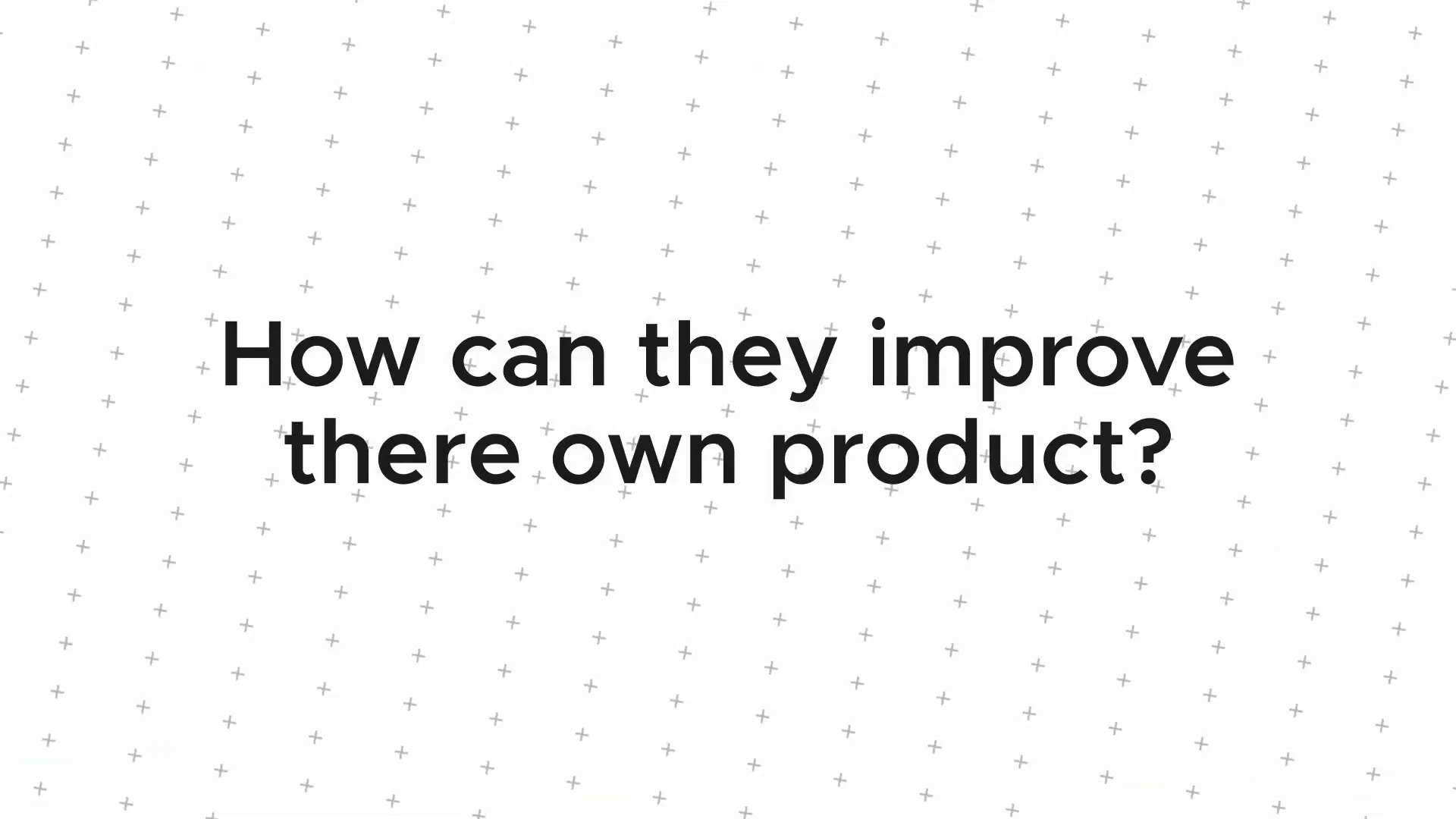 Presenter advising how to critique a product respectfully