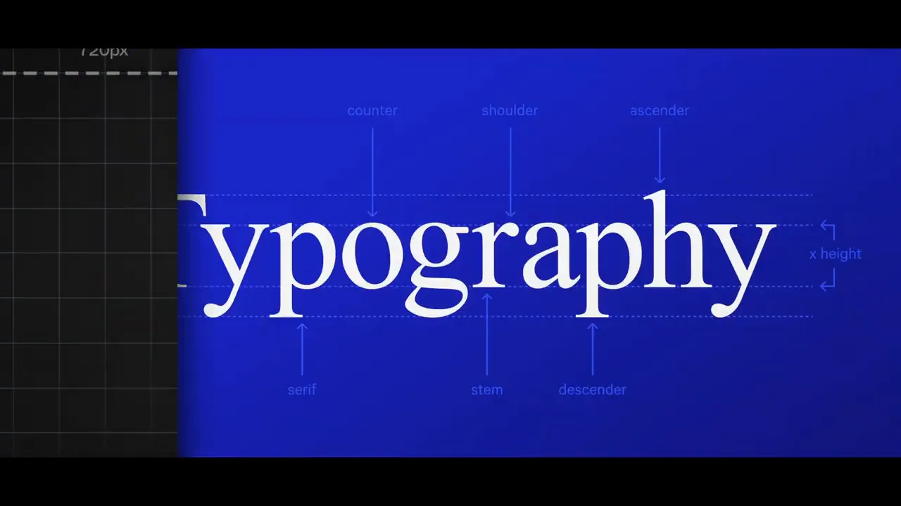 UI designer working on colors and typography