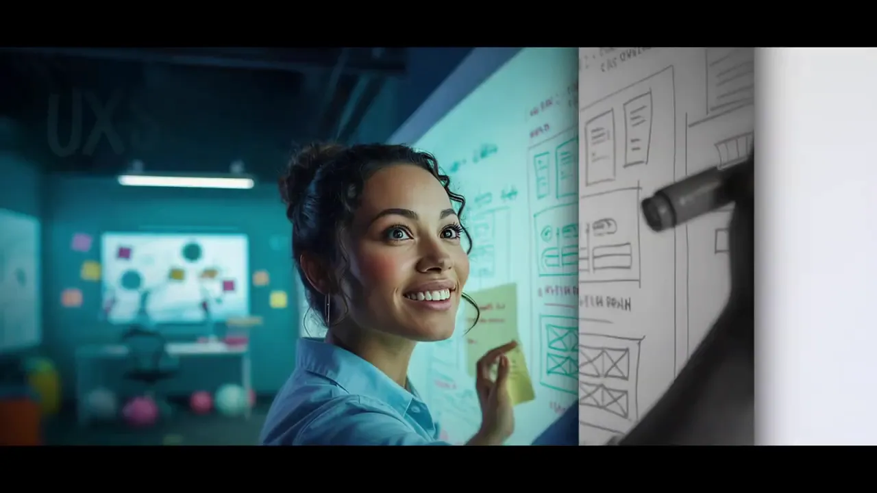 UX researcher interviewing a user