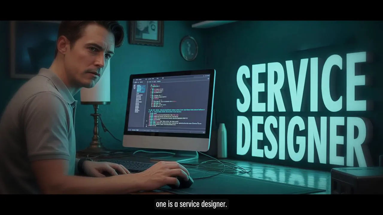Service designer mapping end-to-end customer journey