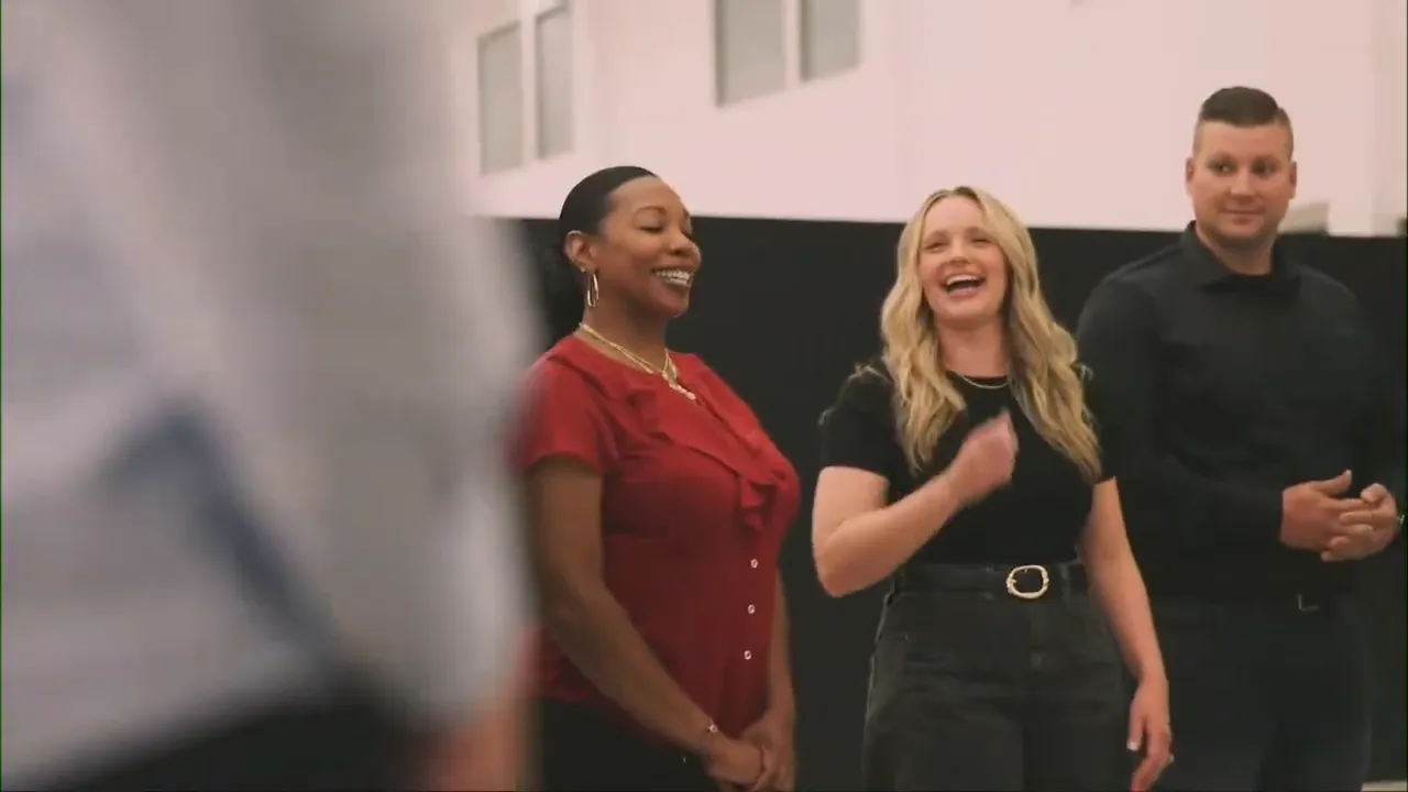 The 'last metal' reveal: employees see the vehicle for the first time