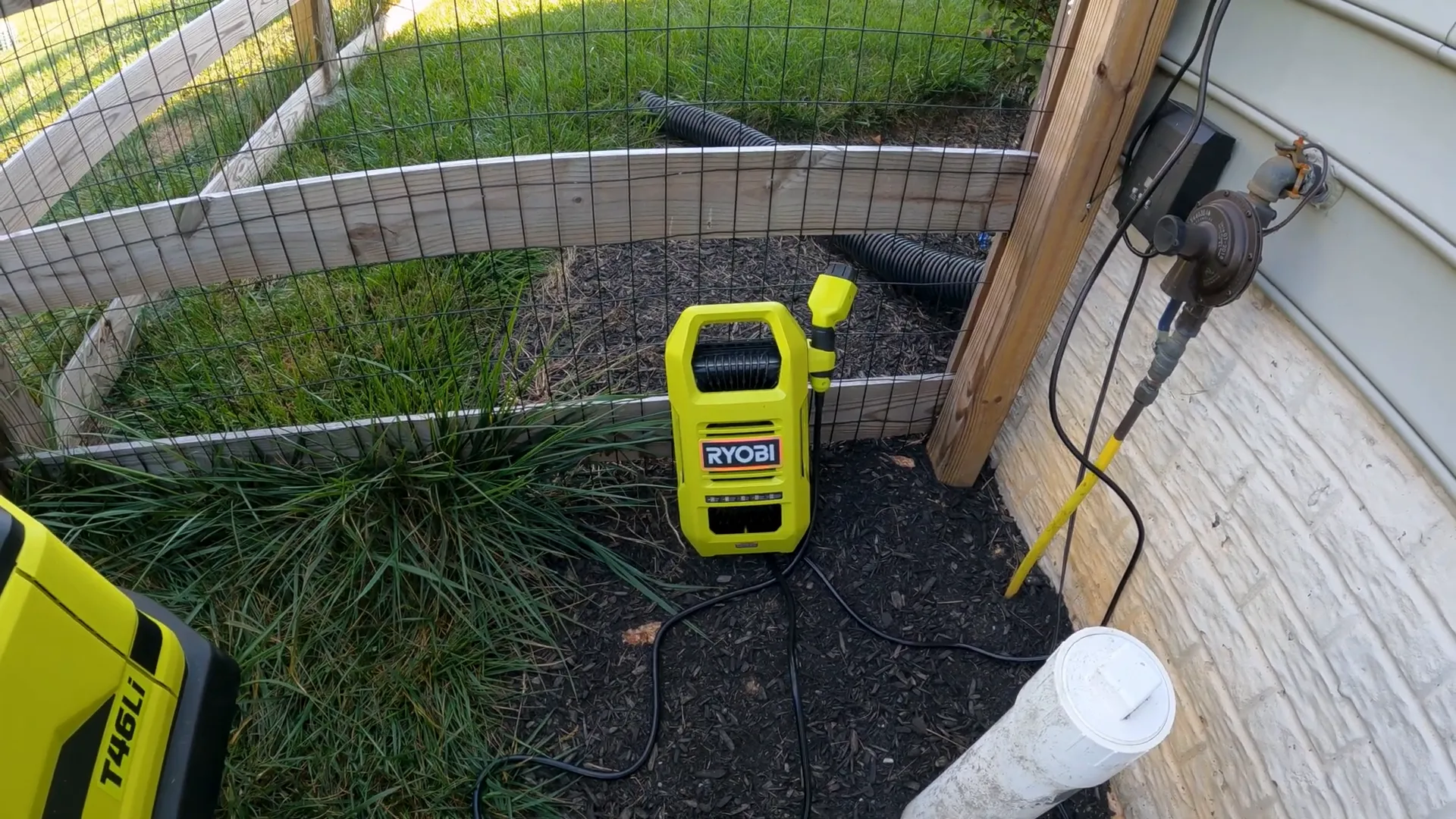 Ryobi rapid charger for 80V lawn tractor batteries
