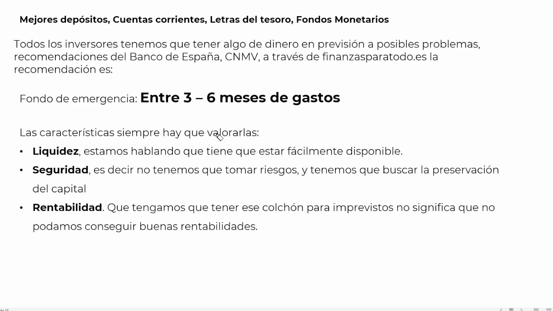 Explicación del fondo de emergencia y su importancia