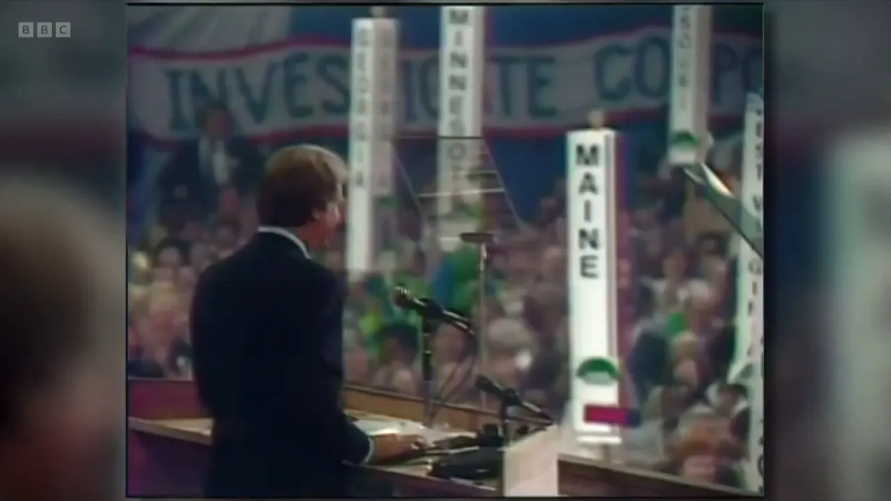 Jimmy Carter announcing his candidacy for president