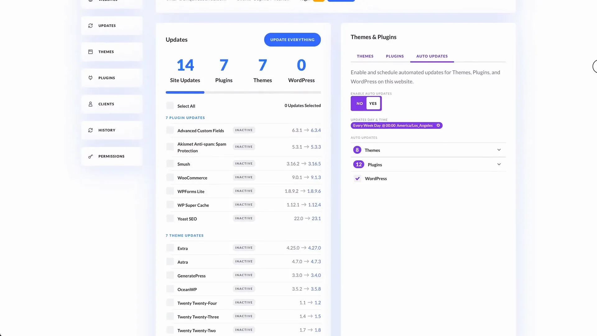 Automatisation des mises à jour