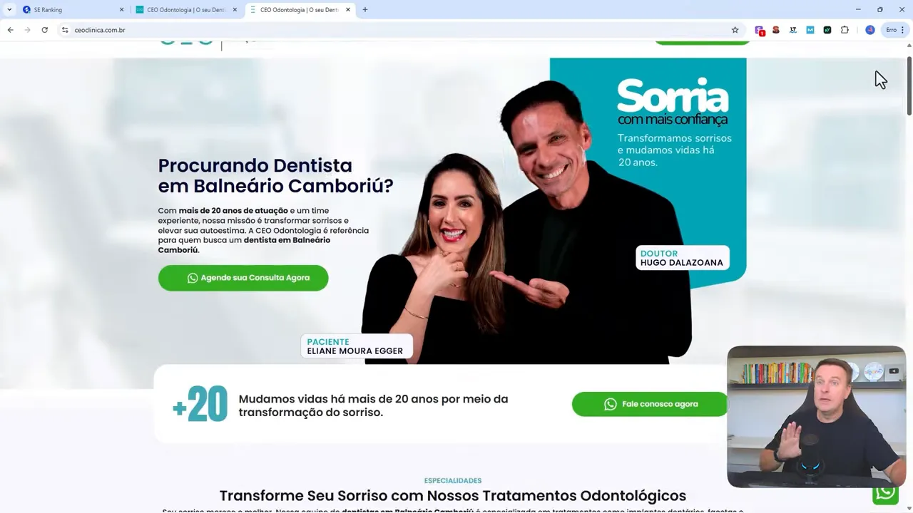 Vergelijking oud en nieuw website-ontwerp, nieuwe site opgelijnd voor conversies