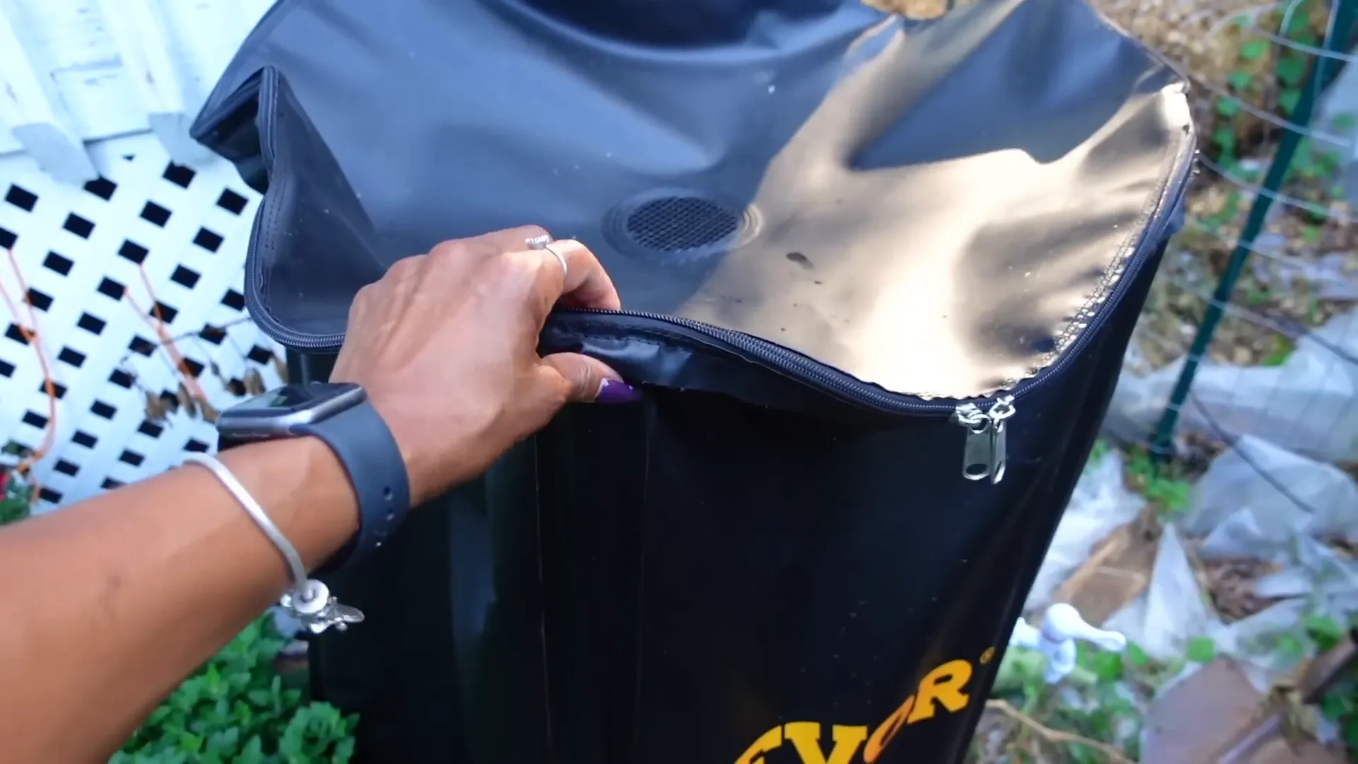 Rainwater collection barrel