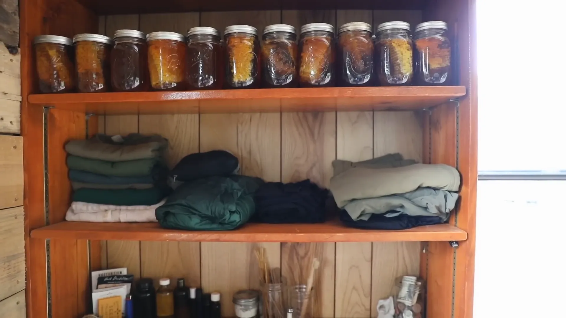 Rob's clothing shelf