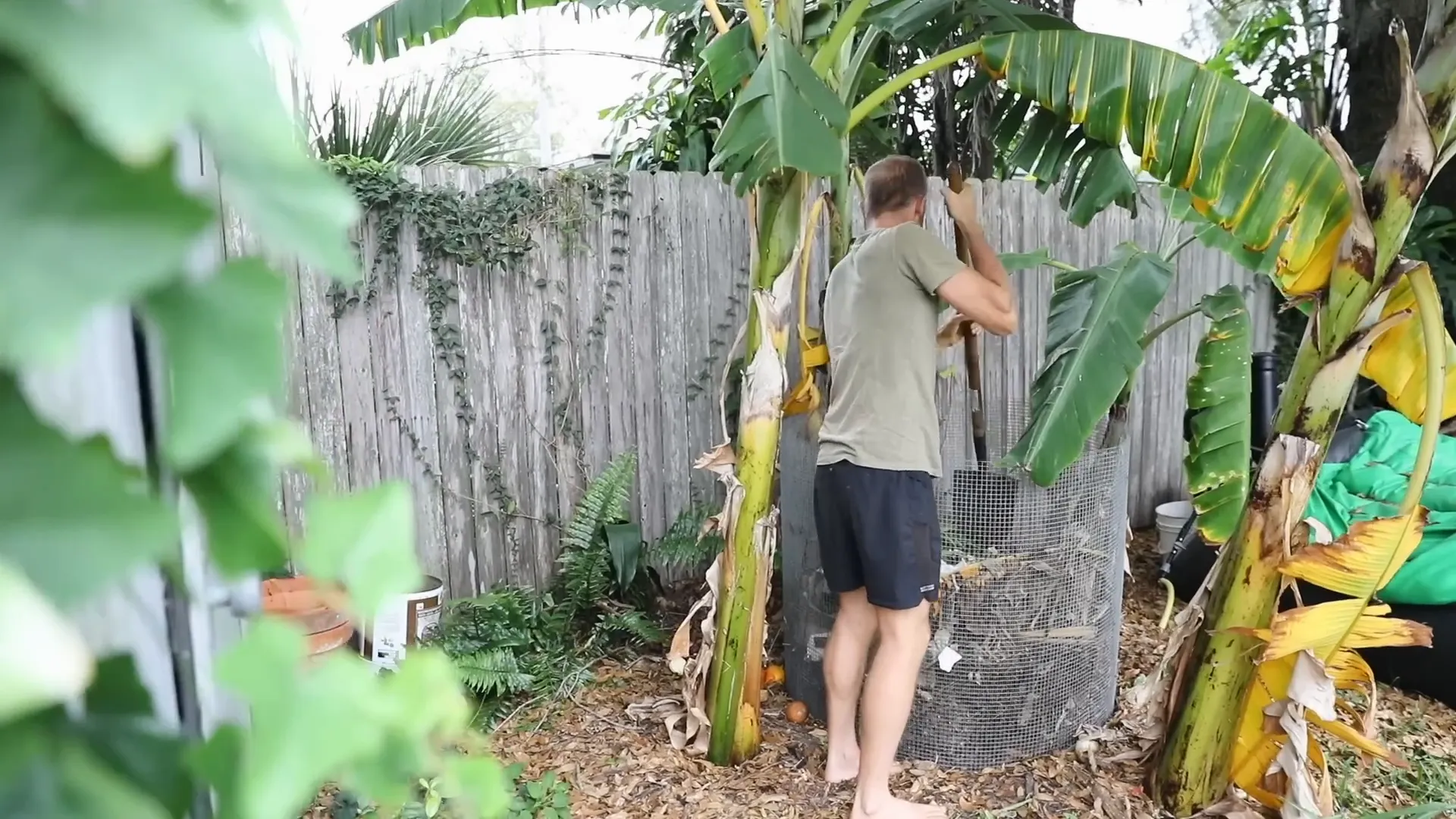 Rob Greenfield in front of his tiny house
