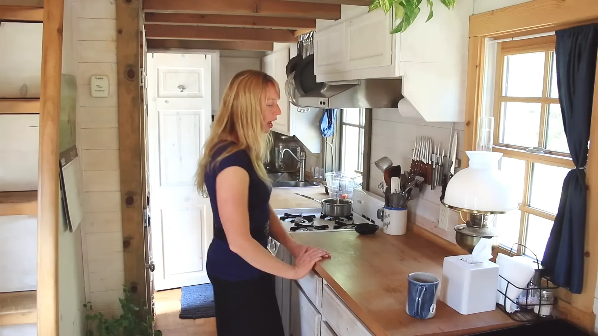 Ariel's kitchen setup