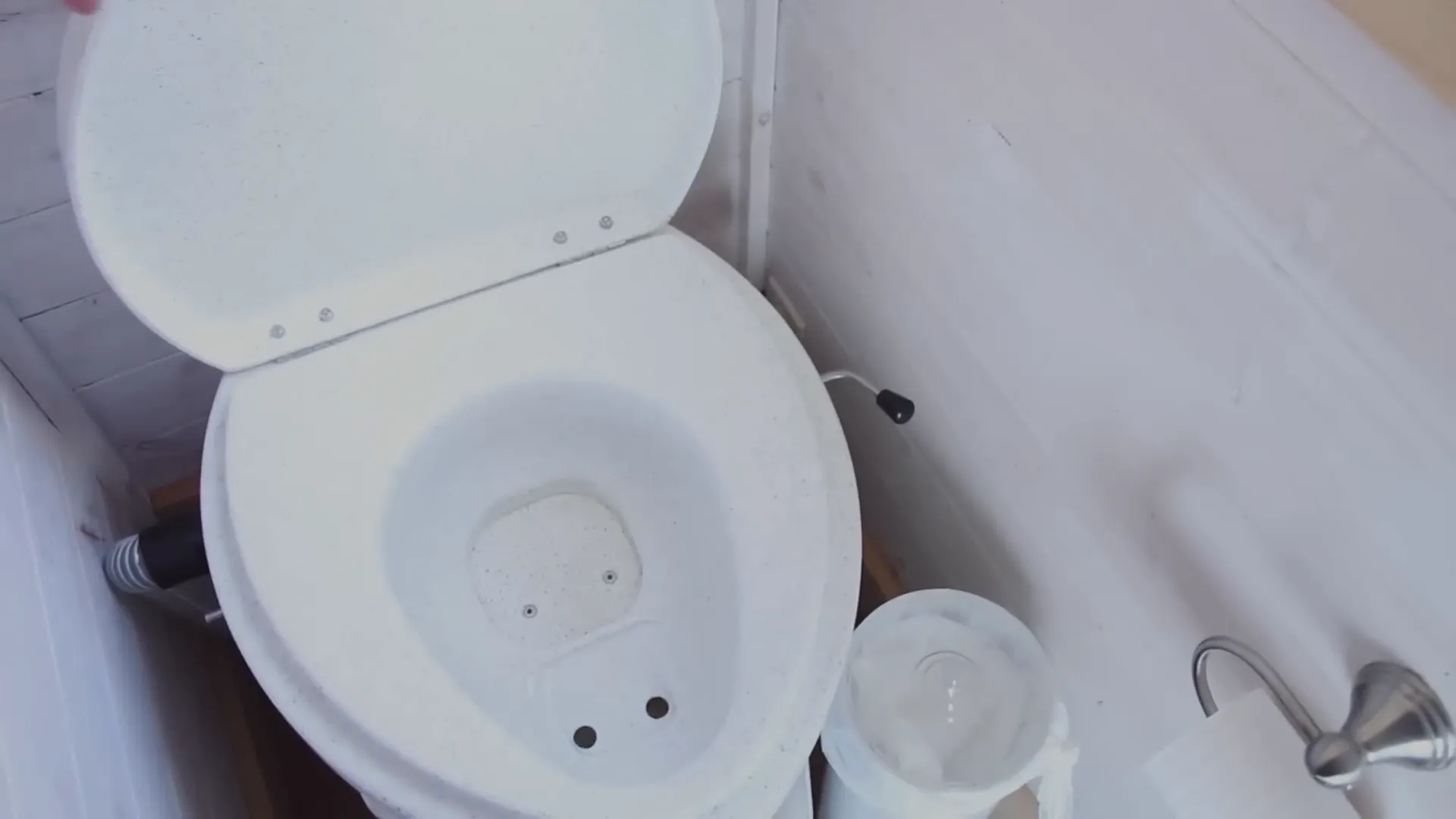 Ariel's bathroom setup
