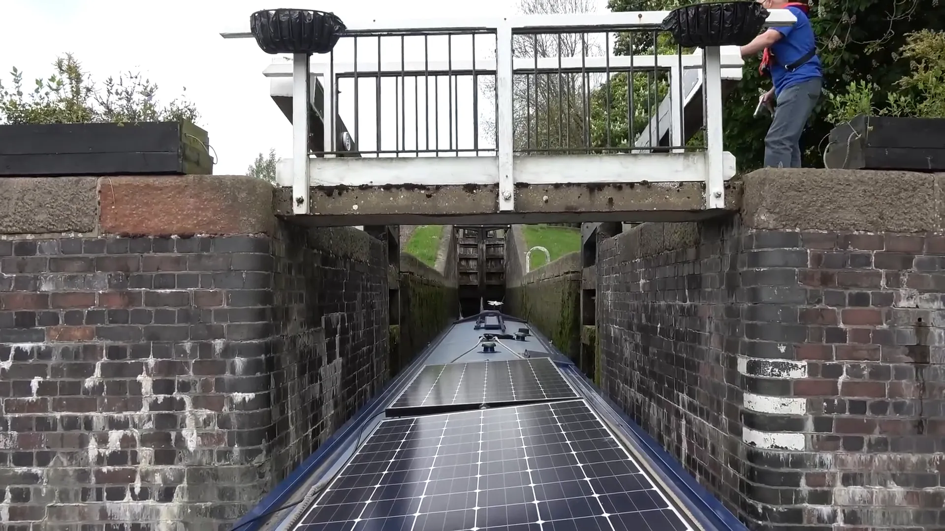 David enjoying life on his narrowboat