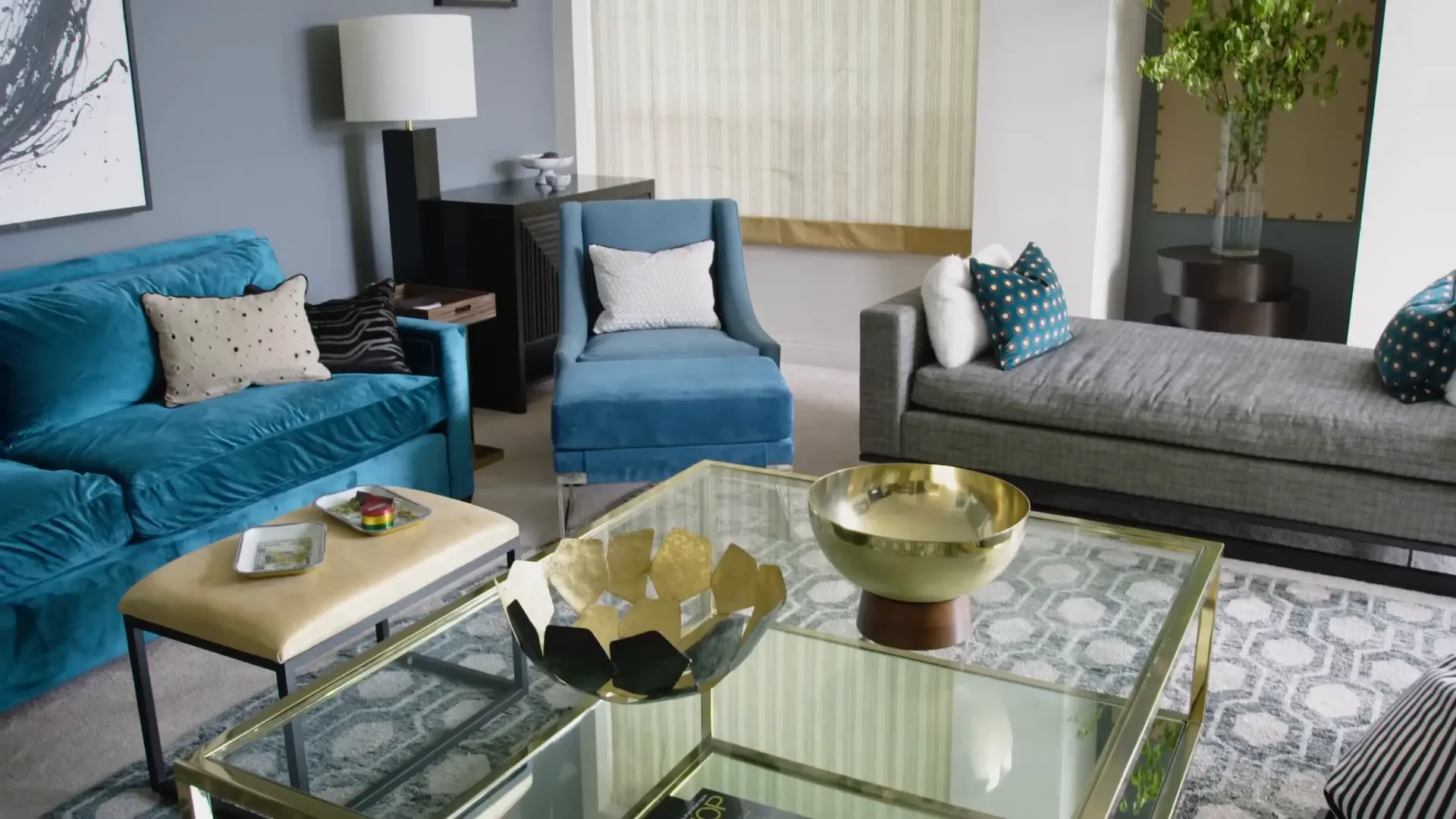 Living room with open layout