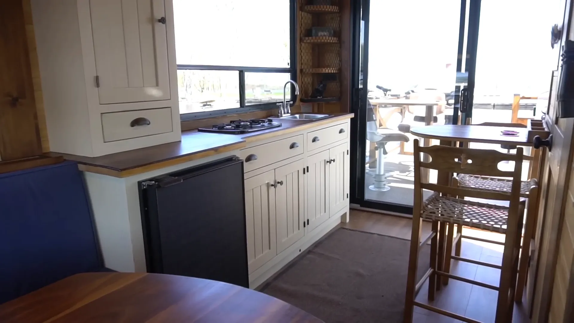 Spacious kitchen area