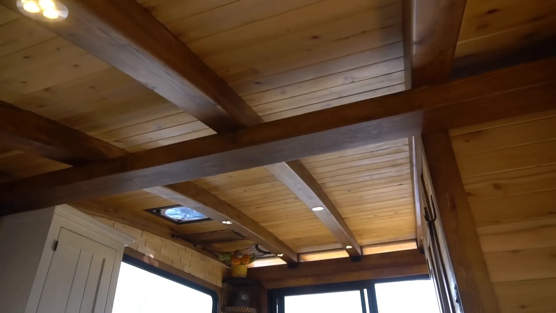 Beautiful woodwork inside the Koroc