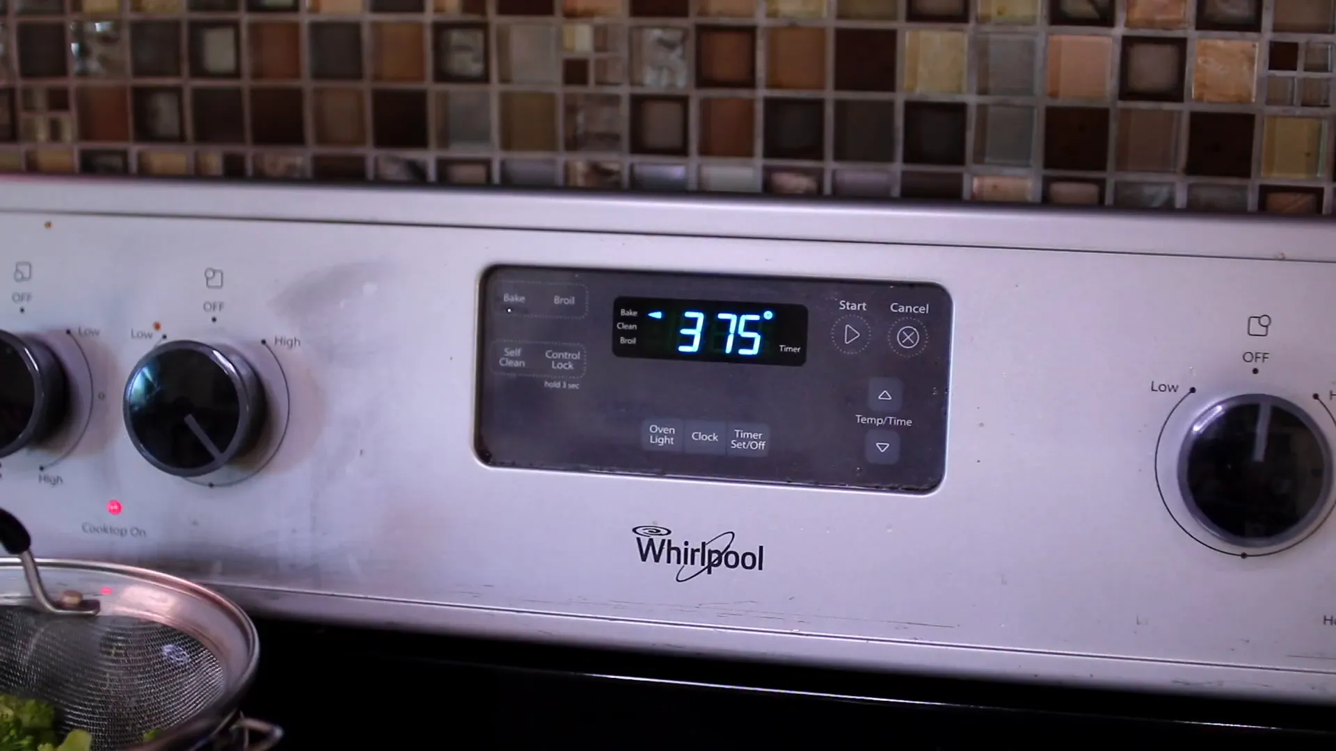 Preheating the oven and preparing to bake salmon