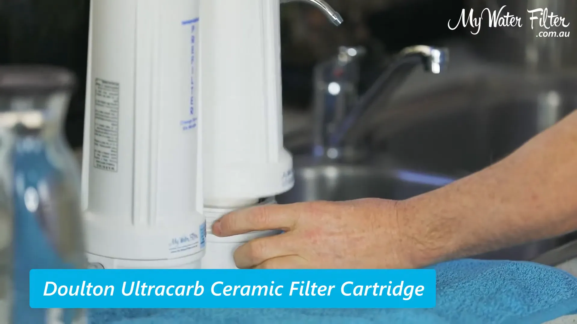 Removing Pre-Filter Cartridge from Doulton Ultracarb