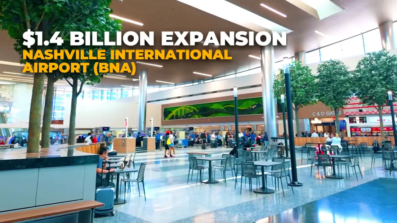 Nashville International Airport BNA undergoing expansion