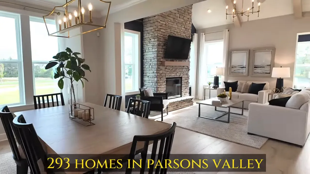 Construction on new homes and townhomes in Parsons Valley