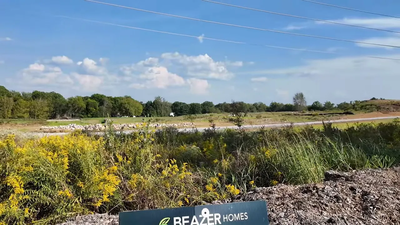 Neighborhood map with phases and lots at Parsons Valley