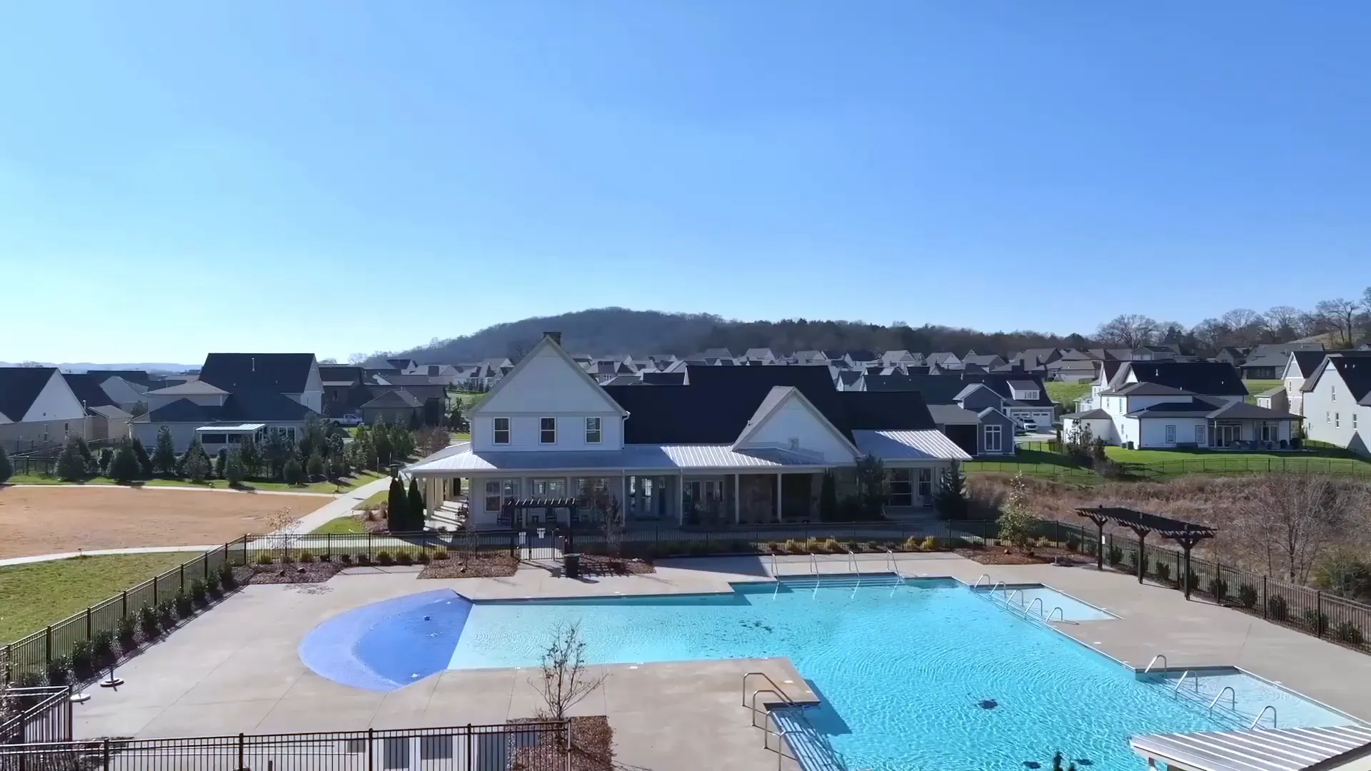 Community pool and recreation center in Franklin neighborhood