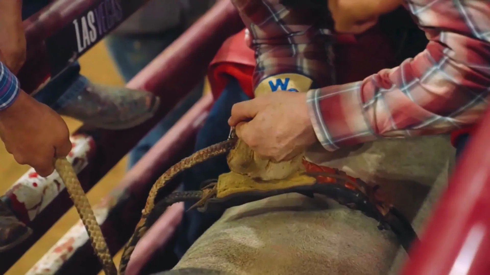 Don demonstrating the barrelman's role