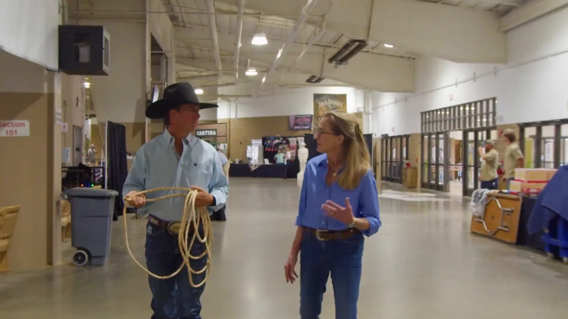 Don sharing his rodeo journey