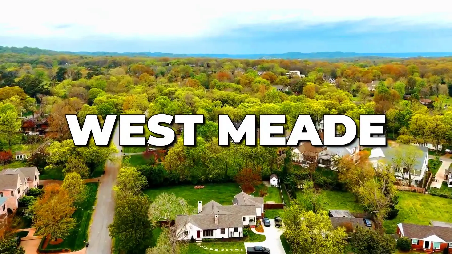 Entrance sign of West Meade and Hillwood neighborhood