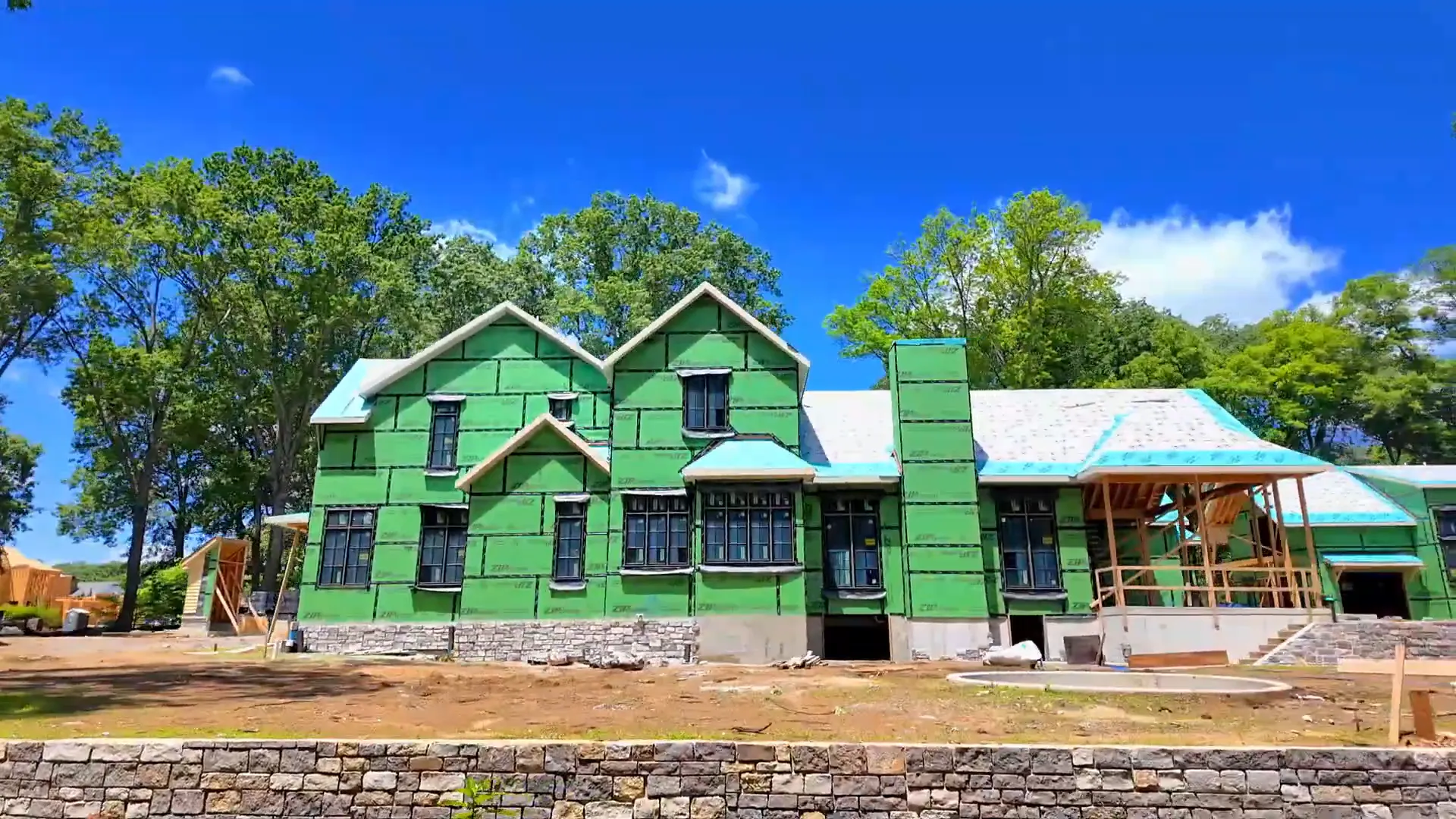 New construction home in West Meade with contemporary design