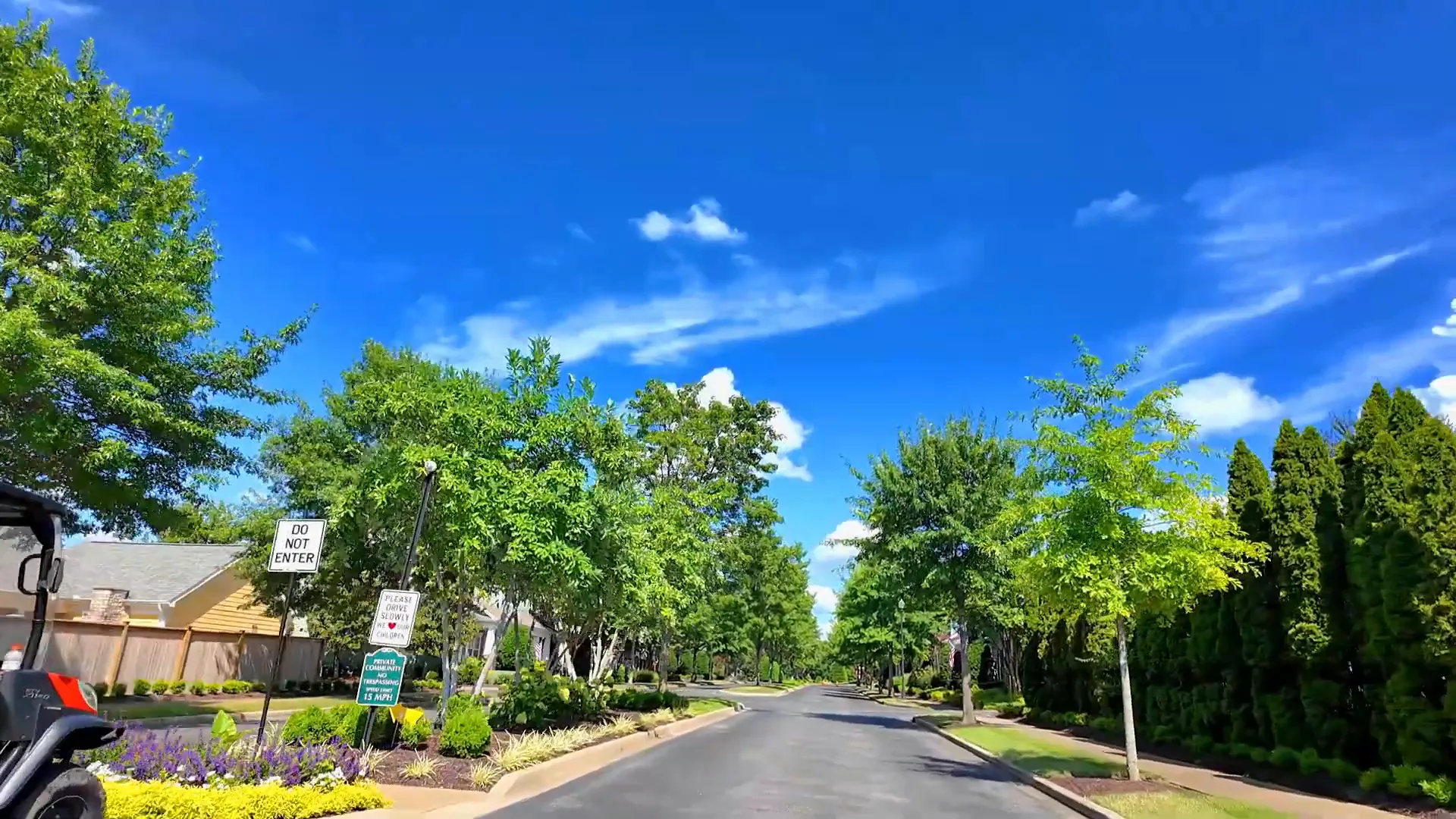 Entrance to The Village gated community in Providence, Mount Juliet