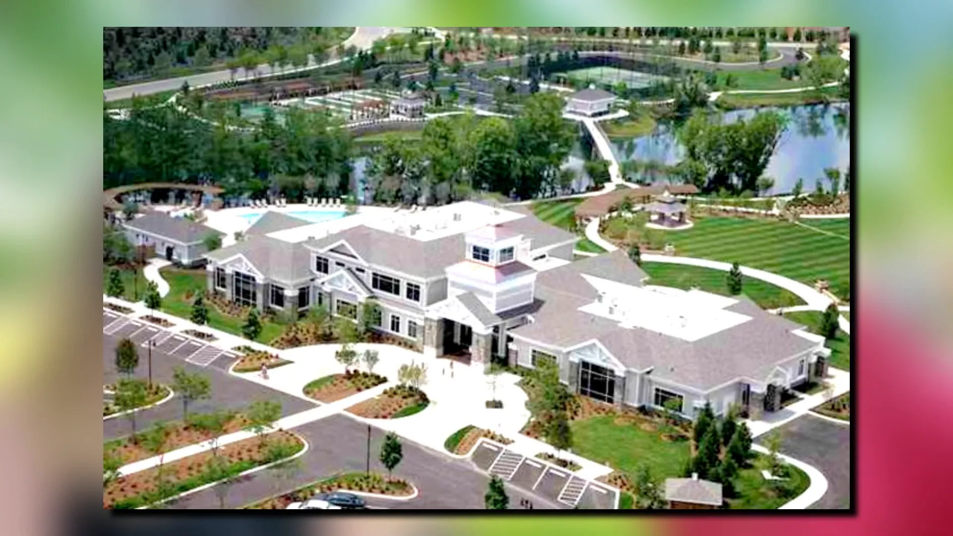 Community pool and greenways in Mount Juliet