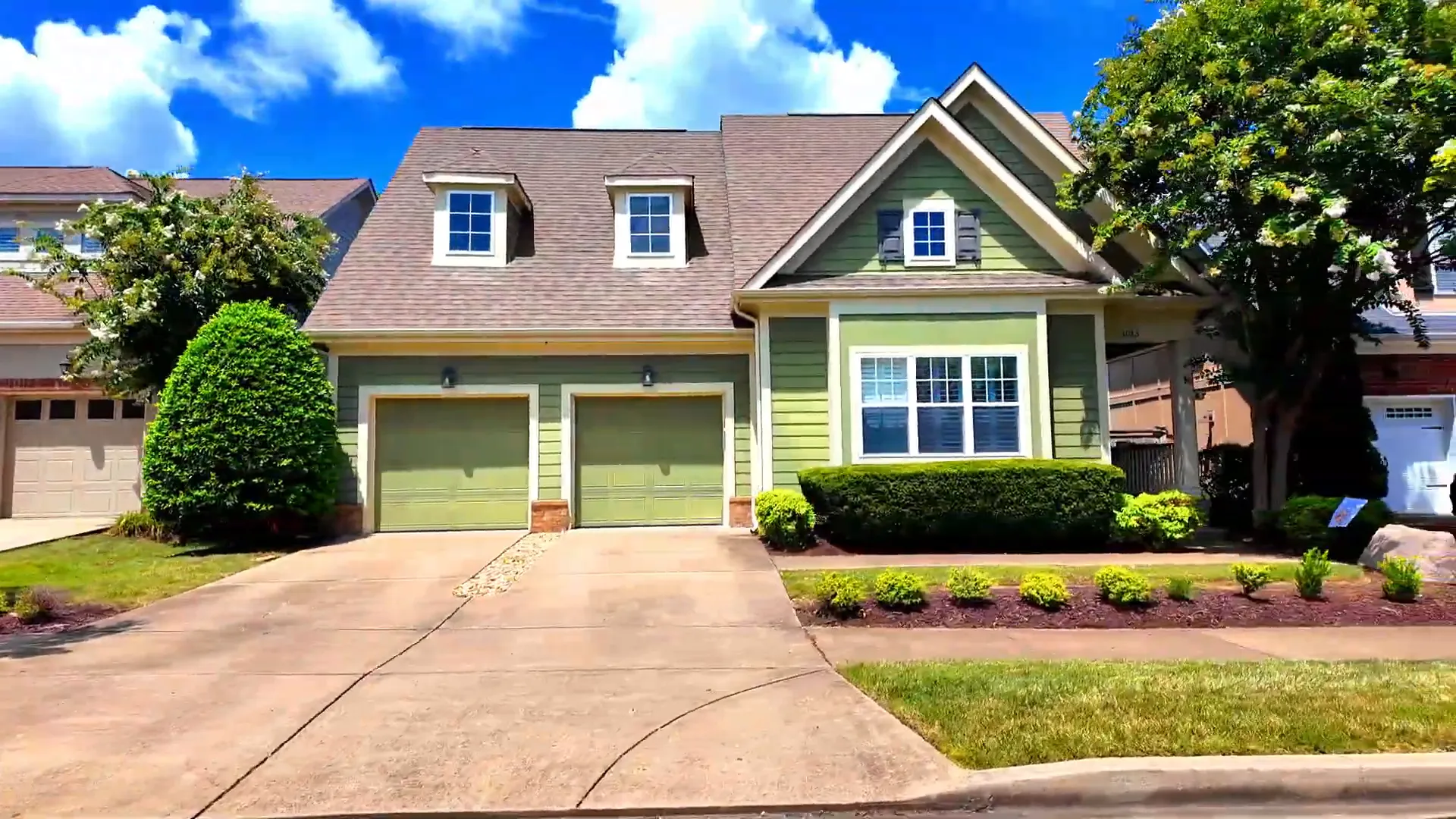 Charleston-style homes in The Village gated community, Mount Juliet